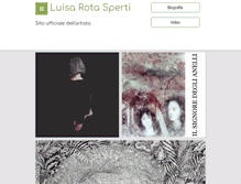 Tablet Screenshot of luisarotasperti.com